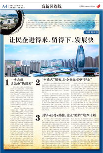 大旺通訊電子報 濟南高新區 讓民企進得來 留得下 發展快