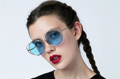 繞圈款網紅太陽眼鏡